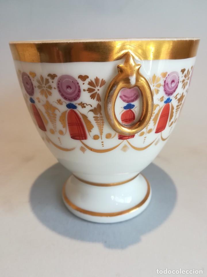 Antig&uuml;edades: CUENCO IMPERIO DE PORCELANA FRANCESA - Foto 1