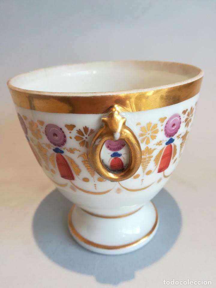 Antig&uuml;edades: CUENCO IMPERIO DE PORCELANA FRANCESA - Foto 3