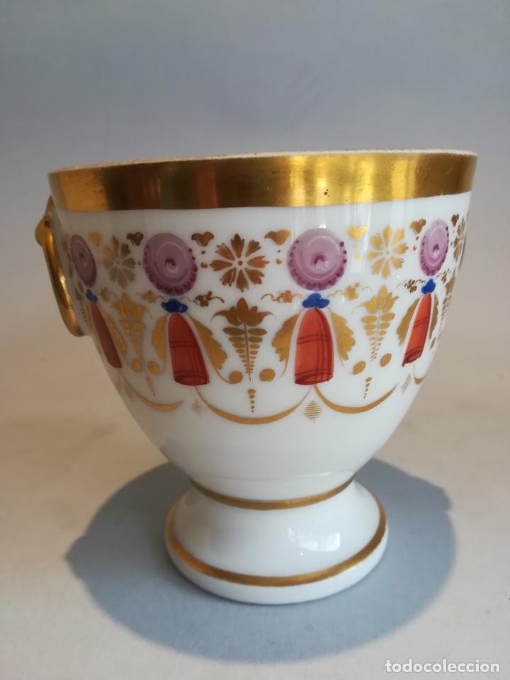 Antig&uuml;edades: CUENCO IMPERIO DE PORCELANA FRANCESA - Foto 4