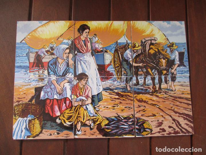 Antig&uuml;edades: Panel azulejos Valencianos - Foto 1