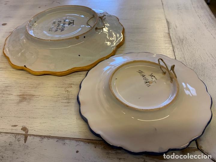 conjunto de 2 platos decorativos cerámica de ta - Compra venta en