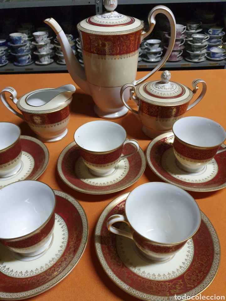 Antig&uuml;edades: Juego de caf&eacute; Porcelana - Foto 3