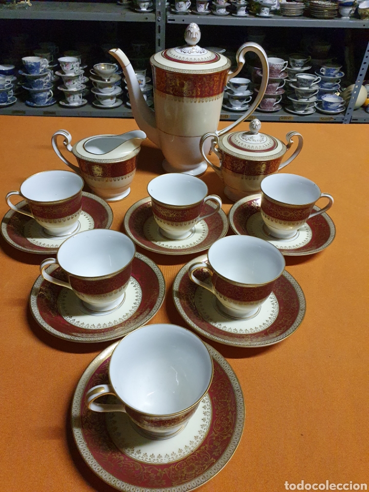 Antig&uuml;edades: Juego de caf&eacute; Porcelana - Foto 1