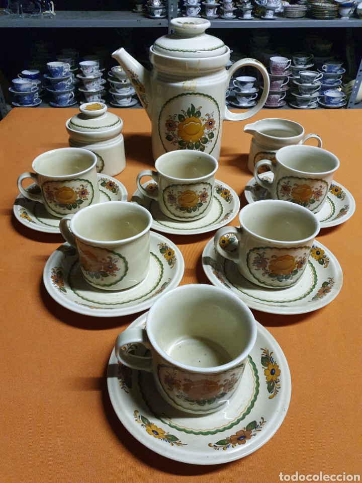 Antig&uuml;edades: Juego de caf&eacute; Porcelana - Foto 1