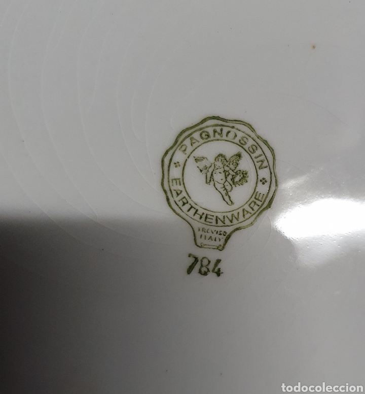 Antig&uuml;edades: 3 platos Porcelana - Foto 3