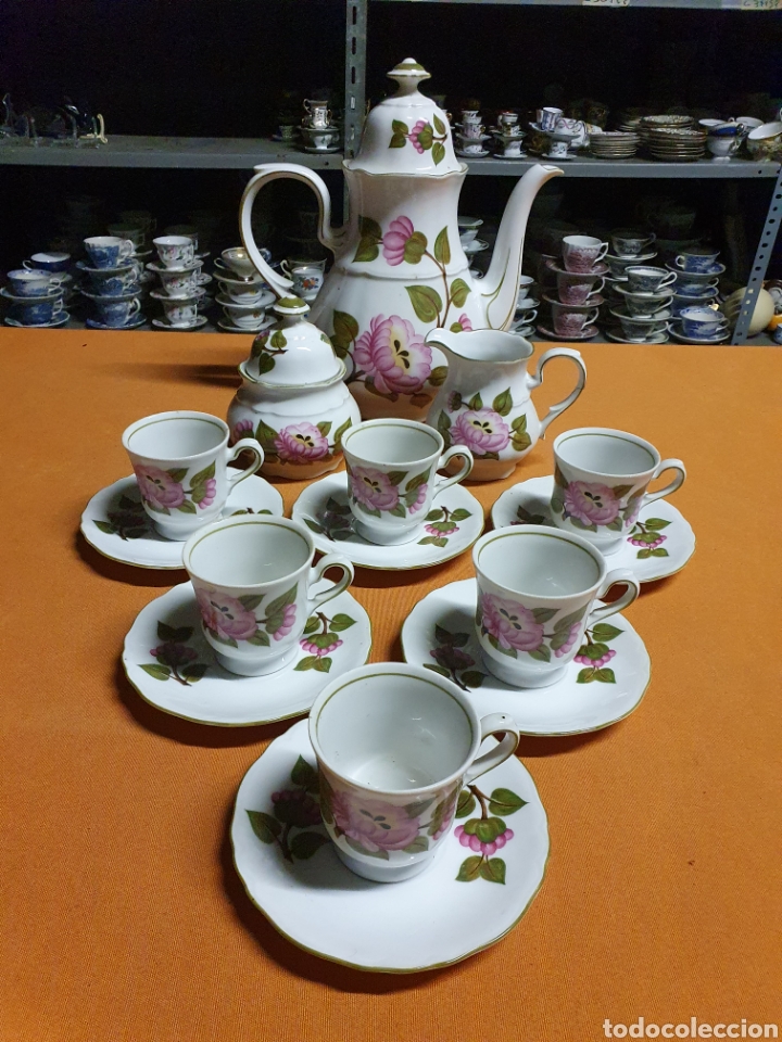 Antig&uuml;edades: Juego de caf&eacute; Porcelana - Foto 1