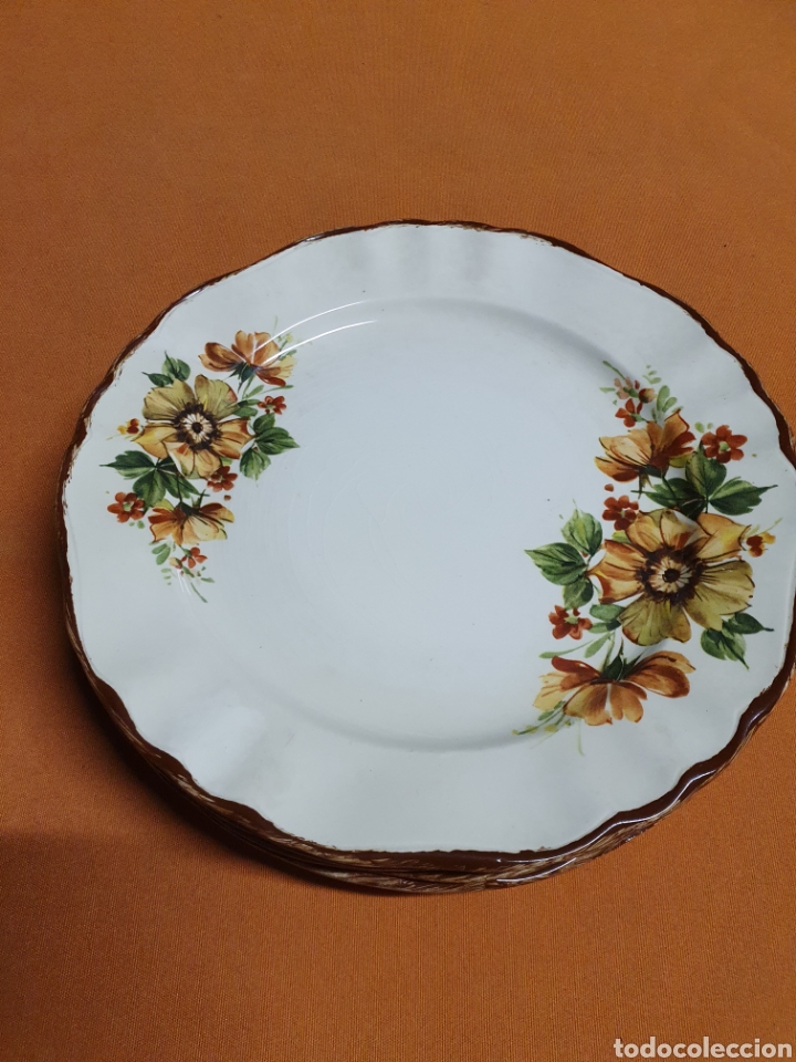 Antig&uuml;edades: 4 platos Porcelana - Foto 1