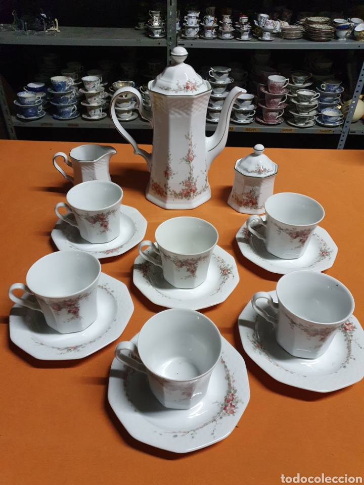 Antig&uuml;edades: Juego de caf&eacute; Porcelana - Foto 1