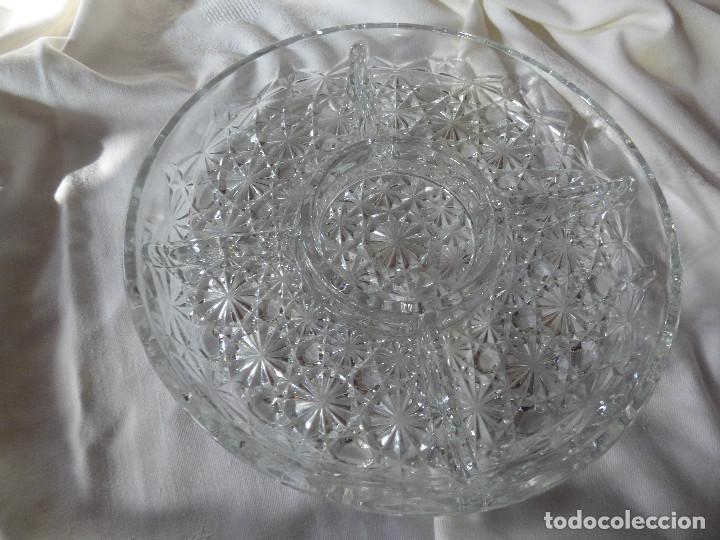 Antig&uuml;edades: Entremesera redonda, de cristal. - Foto 1