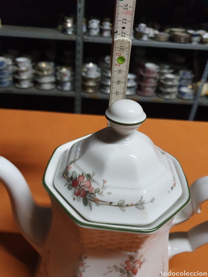 Antig&uuml;edades: Cafetera Porcelana - Foto 2