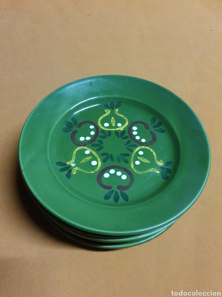 Antig&uuml;edades: 6 platos Porcelana - Foto 1