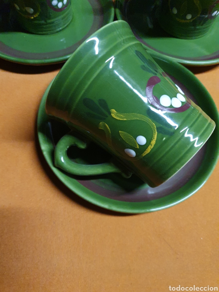Antig&uuml;edades: 6 tazas Porcelana - Foto 2