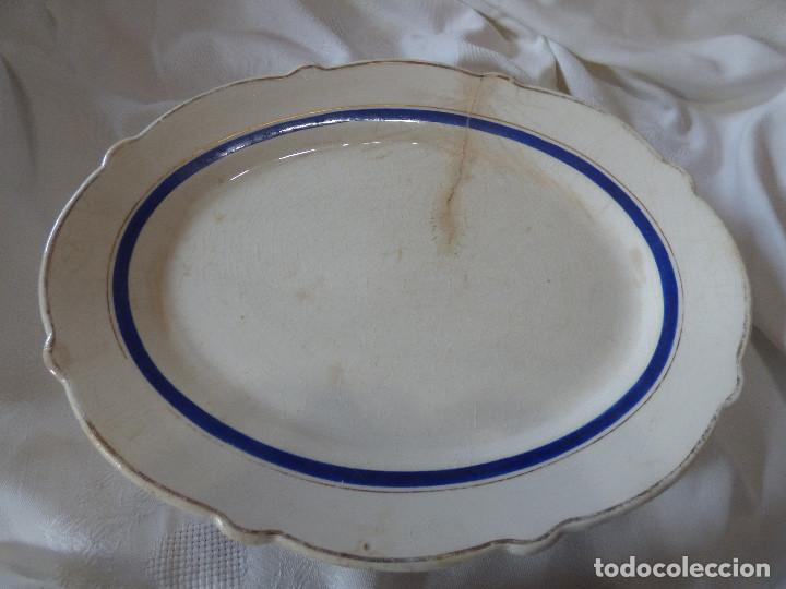 Antig&uuml;edades: Bandeja porcelana. - Foto 1