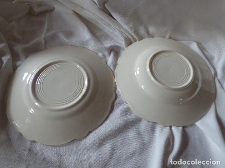 Antig&uuml;edades: Platos de porcelana. - Foto 2