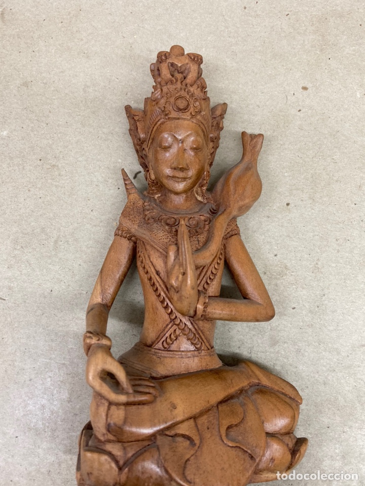 Antig&uuml;edades: Figura de madera tallada - Foto 1
