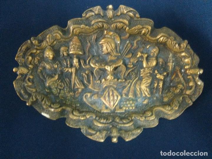 Antig&uuml;edades: BANDEJA CENICERO BRONCE - Foto 1