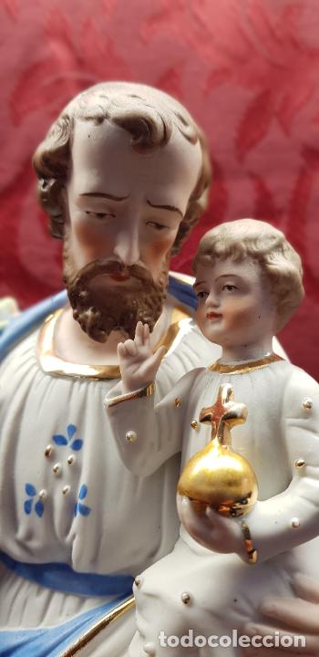 Antig&uuml;edades: SAN JOS&Eacute; CON NI&Ntilde;O EN BRAZOS - Foto 4