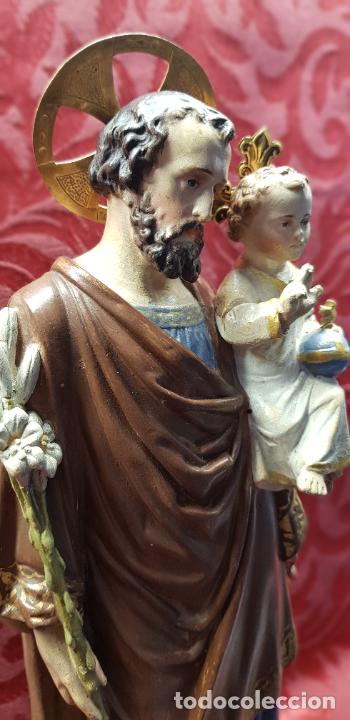 Antig&uuml;edades: SAN JOS&Eacute; CON NI&Ntilde;O EN BRAZOS - Foto 3