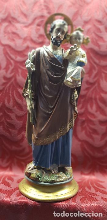 Antig&uuml;edades: SAN JOS&Eacute; CON NI&Ntilde;O EN BRAZOS - Foto 1