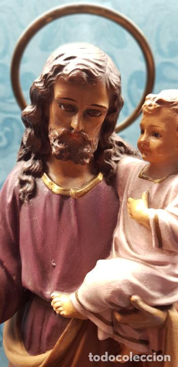 Antig&uuml;edades: SAN JOS&Eacute; CON NI&Ntilde;O EN BRAZOS - Foto 2