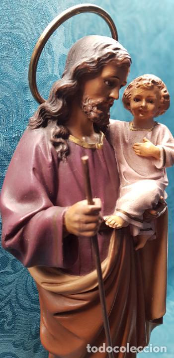 Antig&uuml;edades: SAN JOS&Eacute; CON NI&Ntilde;O EN BRAZOS - Foto 3