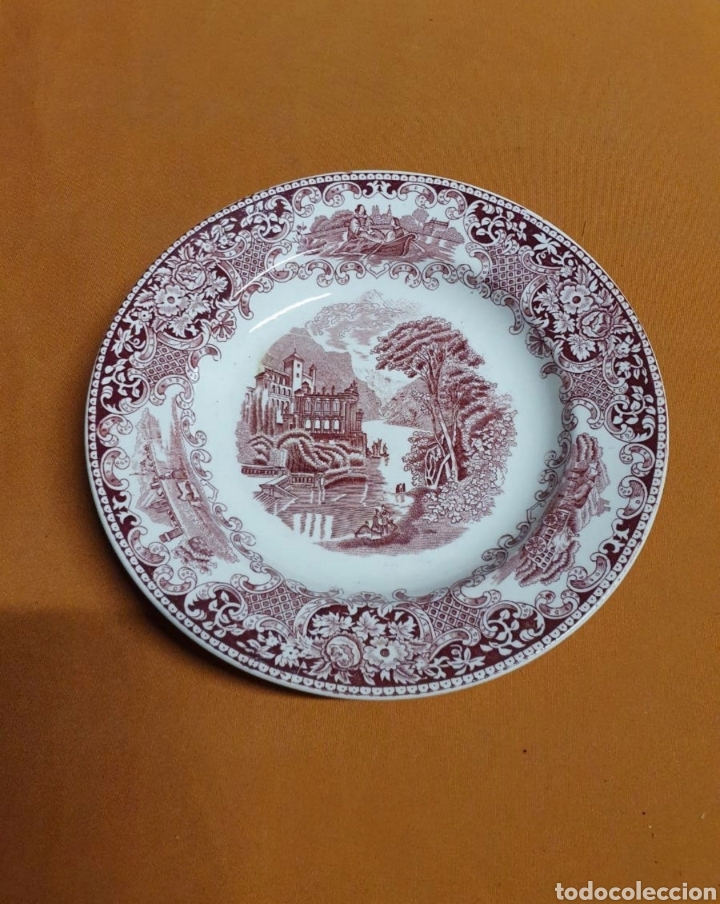 Antig&uuml;edades: 6 Platos Porcelana - Foto 1