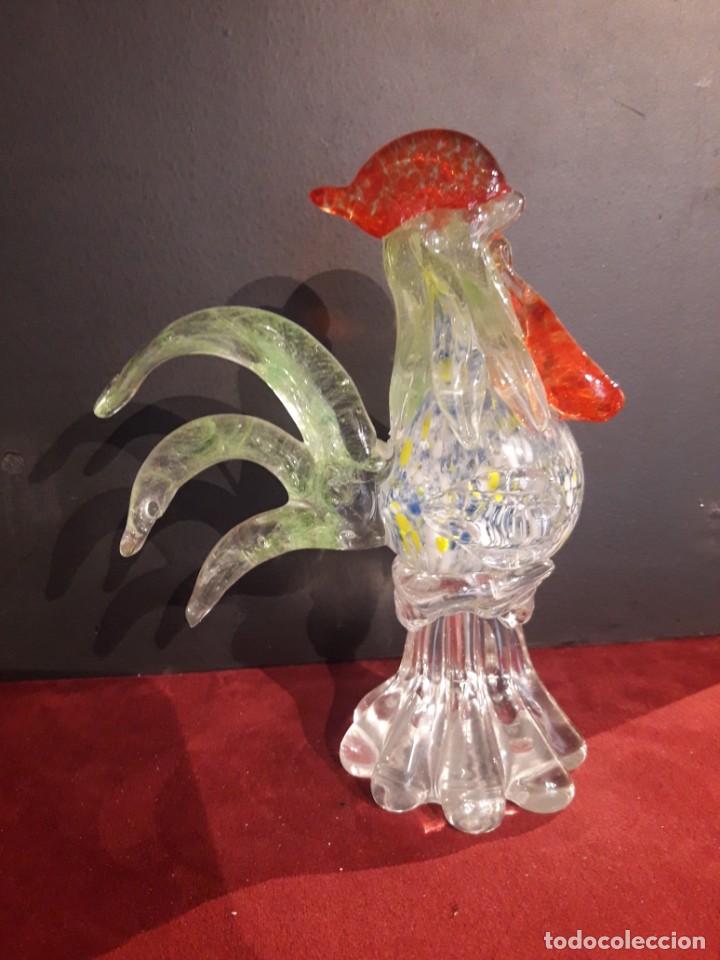 Antig&uuml;edades: Gallo cristal de Murano - Foto 1