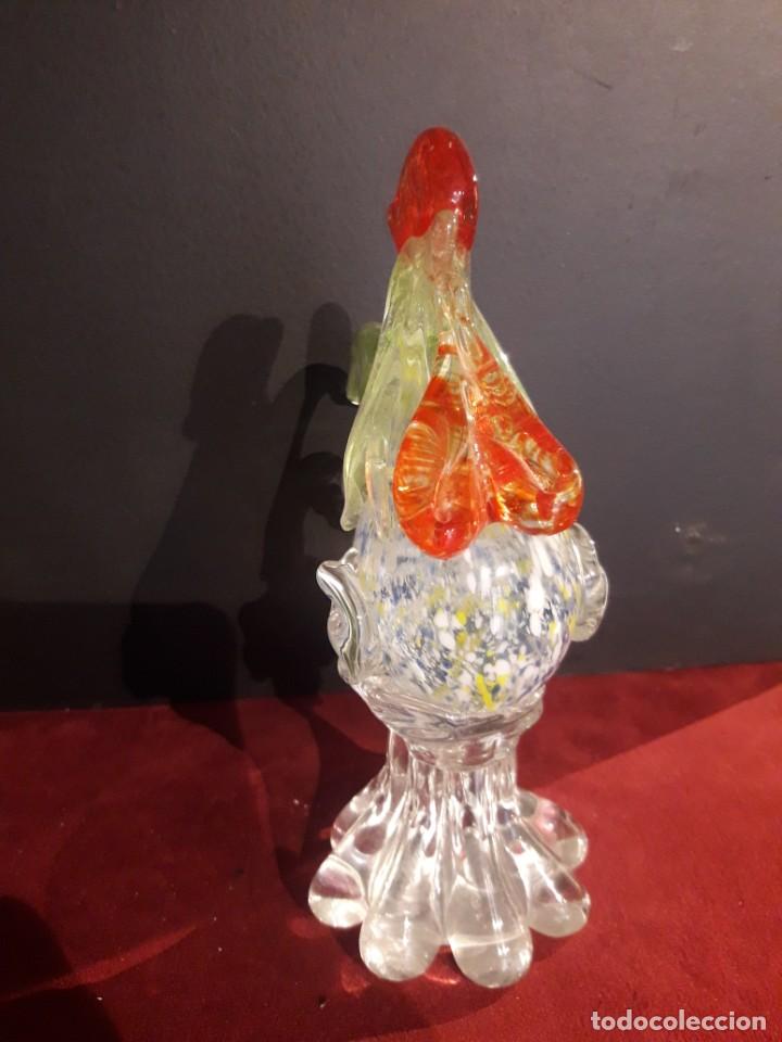 Antig&uuml;edades: Gallo cristal de Murano - Foto 2