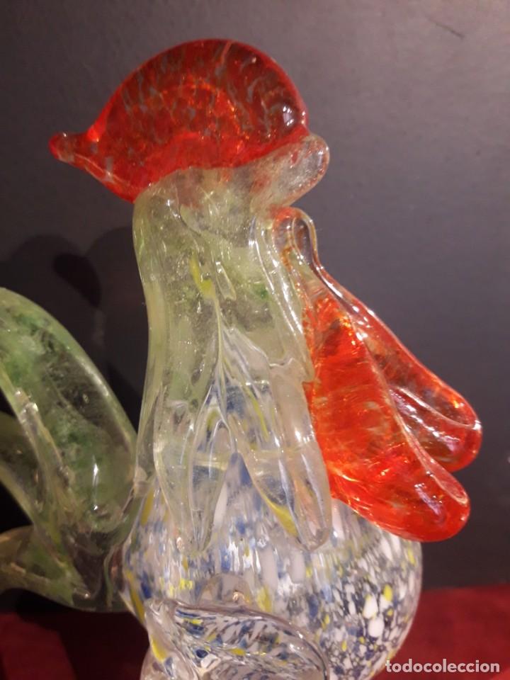 Antig&uuml;edades: Gallo cristal de Murano - Foto 5