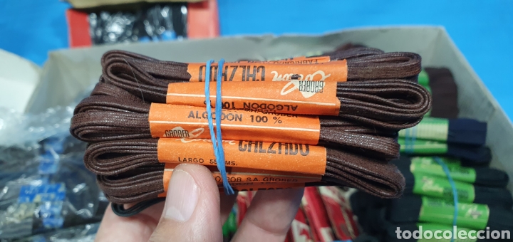 Antig&uuml;edades: CAJA DE CORDONES - VARIAS MARCAS Y MODELOS - Foto 6