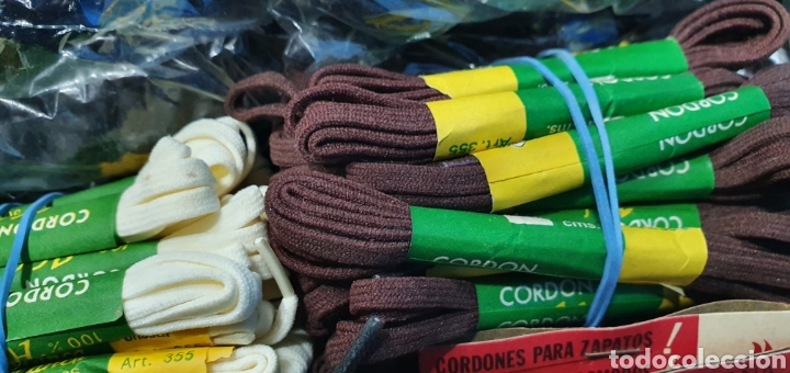 Antig&uuml;edades: CAJA DE CORDONES - VARIAS MARCAS Y MODELOS - Foto 12