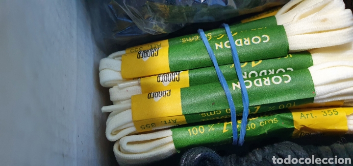 Antig&uuml;edades: CAJA DE CORDONES - VARIAS MARCAS Y MODELOS - Foto 13