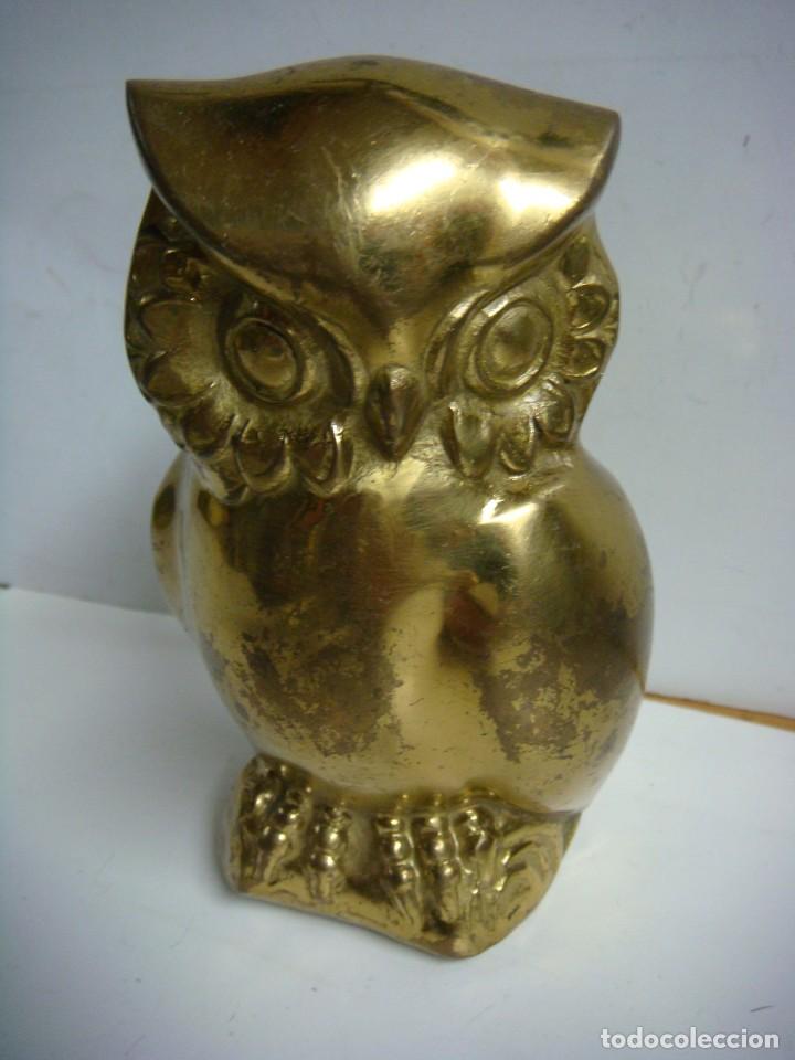 Antig&uuml;edades: FIGURA EN BRONCE DE UN BUHO (&) - Foto 1