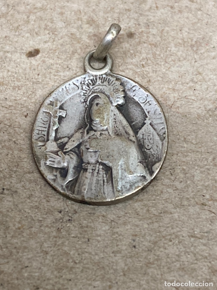Antig&uuml;edades: Colgante de plata religioso - Foto 1