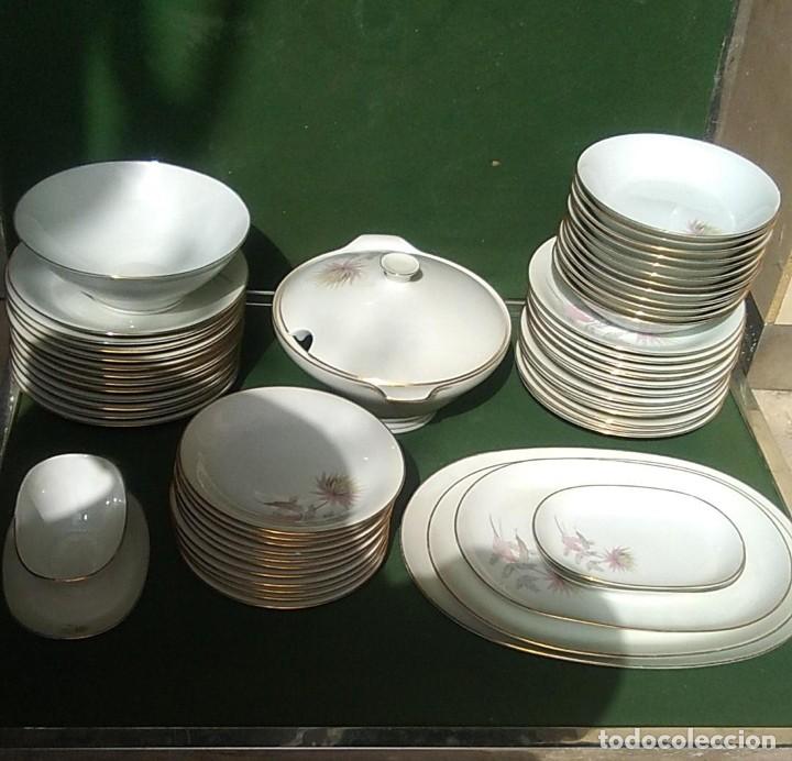 5 platos hondos - porcelana santa clara vigo - - Compra venta en  todocoleccion