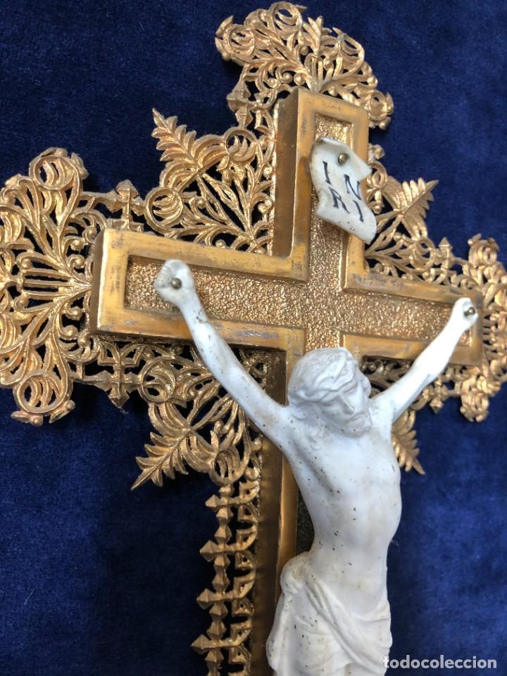Antig&uuml;edades: CRUCIFIJO BISCUIT - Foto 6
