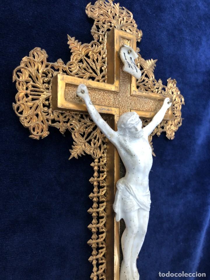 Antig&uuml;edades: CRUCIFIJO BISCUIT - Foto 8