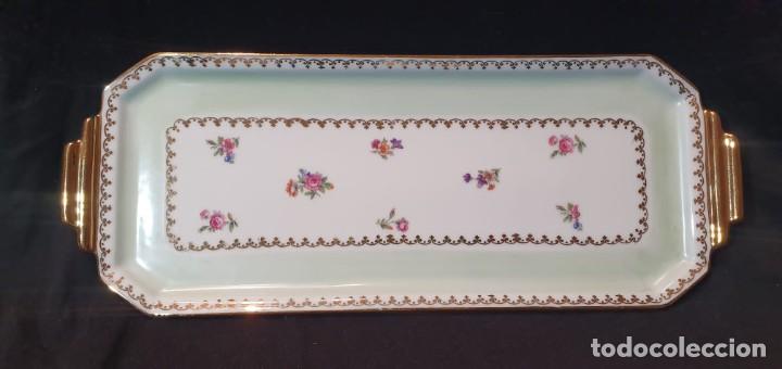 Antig&uuml;edades: FUENTE RECTANGULAR PORCELANA LIMOGES. Francia - Foto 1