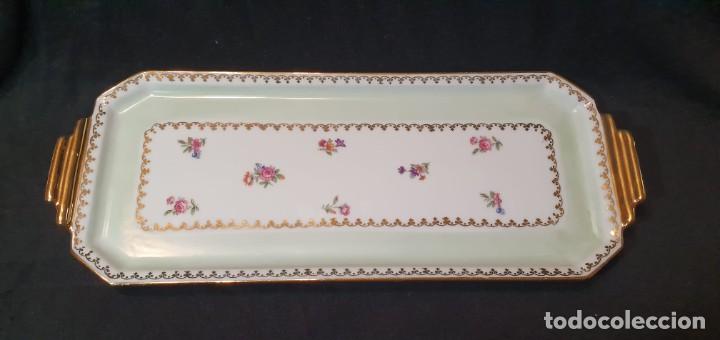 Antig&uuml;edades: FUENTE RECTANGULAR PORCELANA LIMOGES. Francia - Foto 2