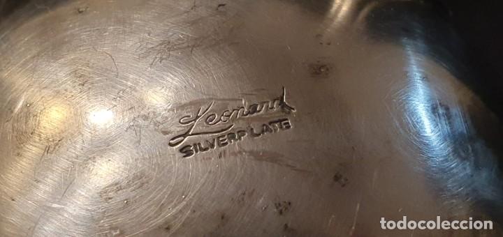 Antig&uuml;edades: Cafetera inglesa Leonard ba&ntilde;o de plata (silverplated). - Foto 8