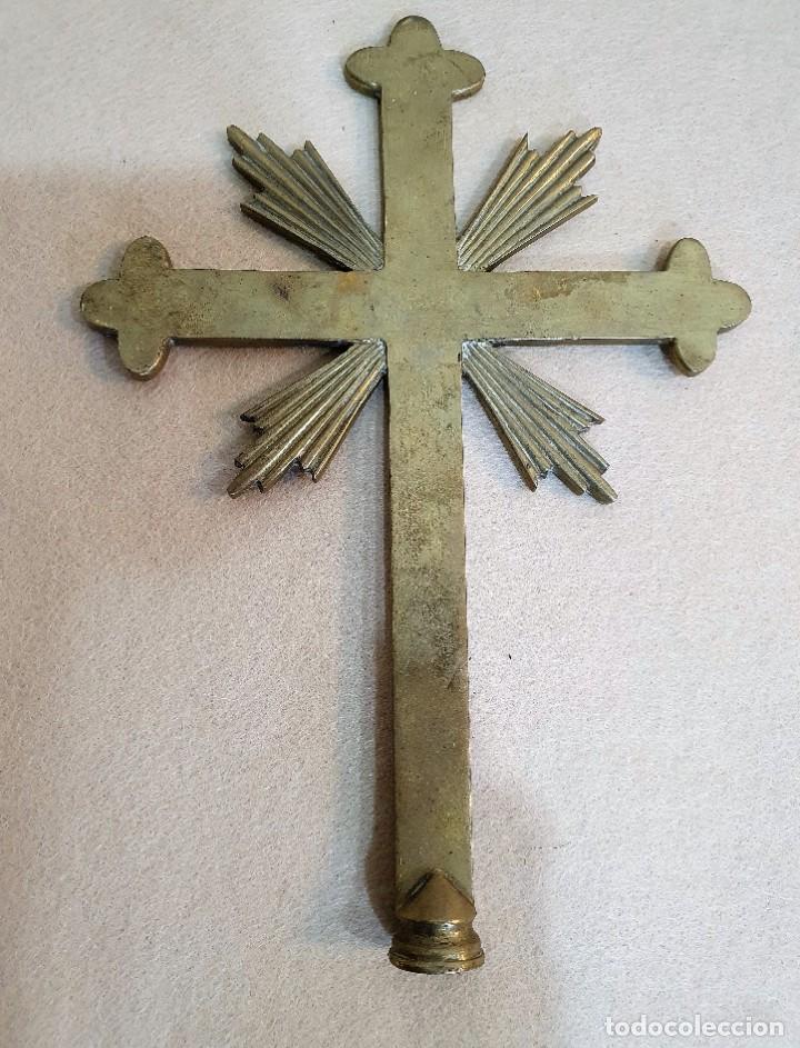 Antig&uuml;edades: ANTIGUA CRUZ DE BRONCE - Foto 1