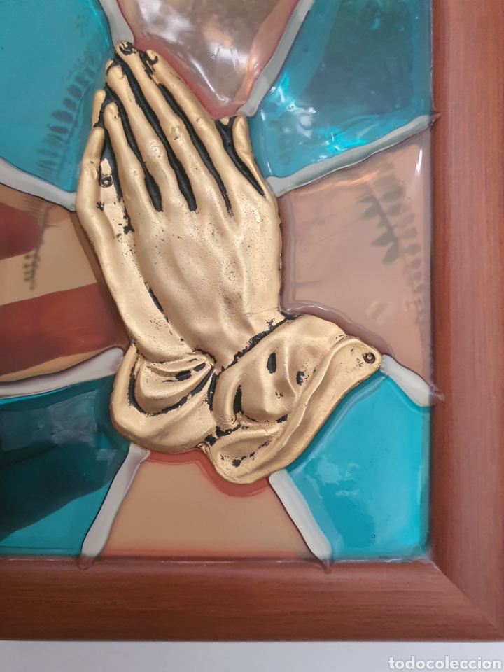 Antig&uuml;edades: Cuadro religioso en vidriera . - Foto 4