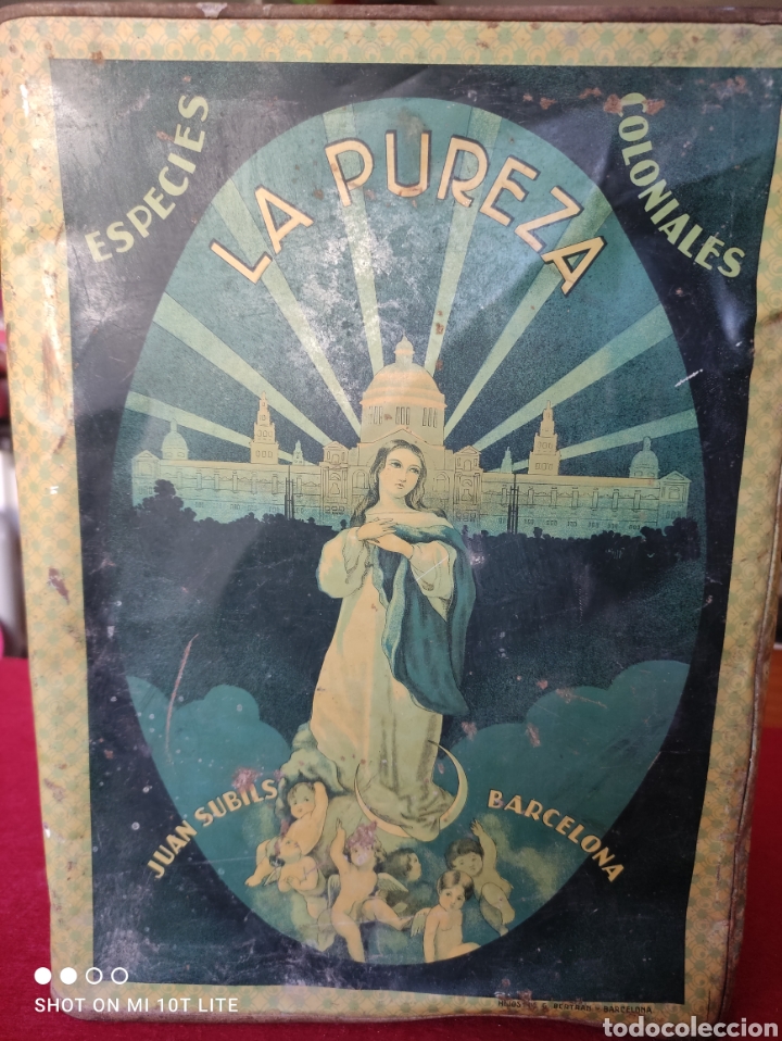 Antig&uuml;edades: Lata de especies colonianes