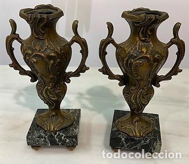Antig&uuml;edades: Par de jarrones modernistas. - Foto 2