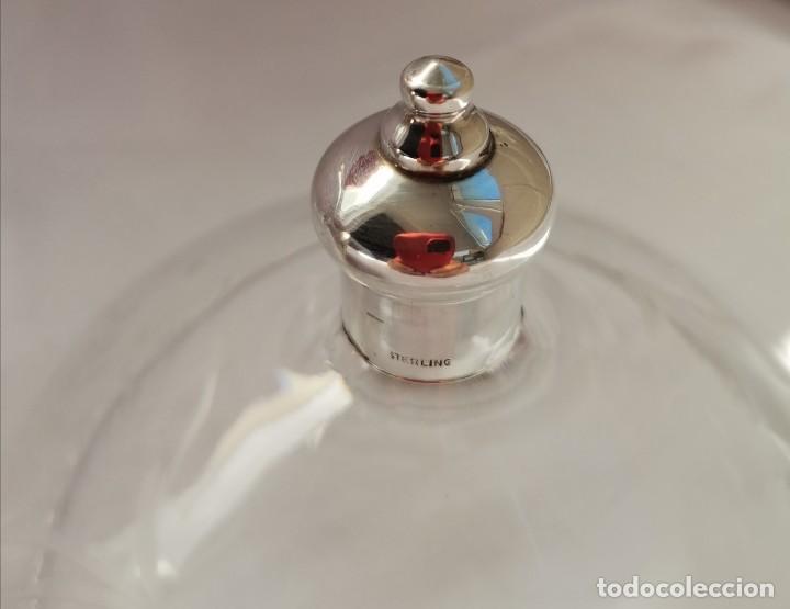 Antig&uuml;edades: Bombonera Cristal y plata . - Foto 8