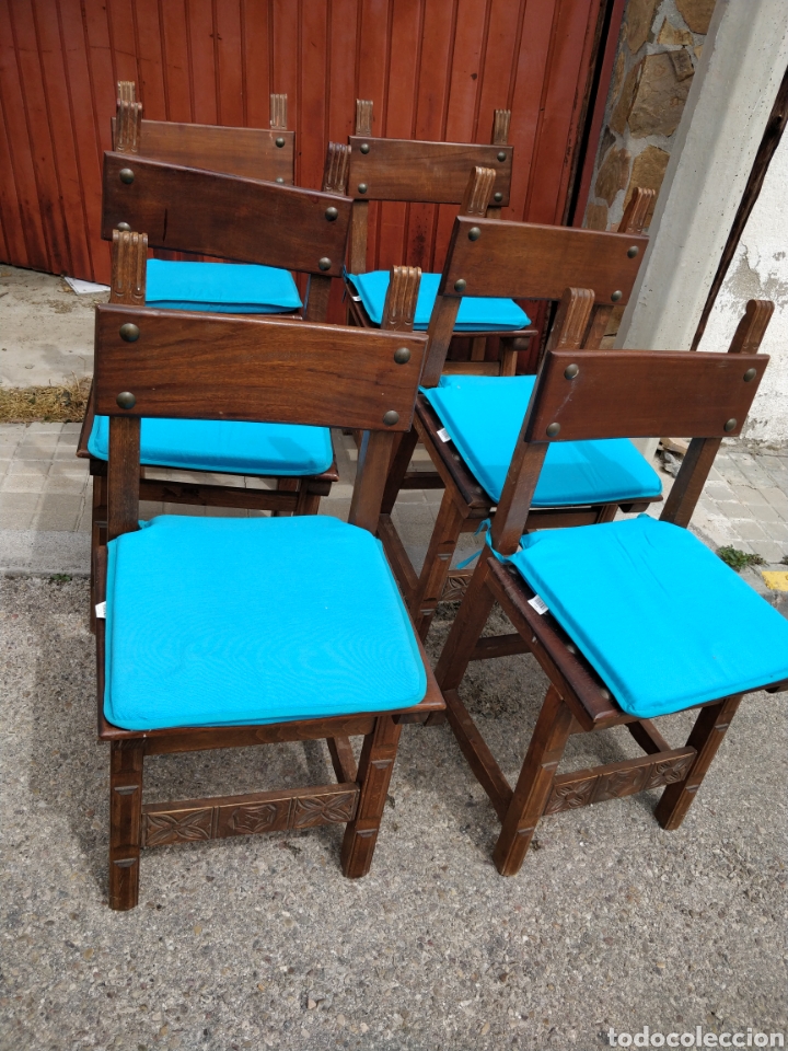 Antig&uuml;edades: Sillas rusticas castellanas - Foto 5