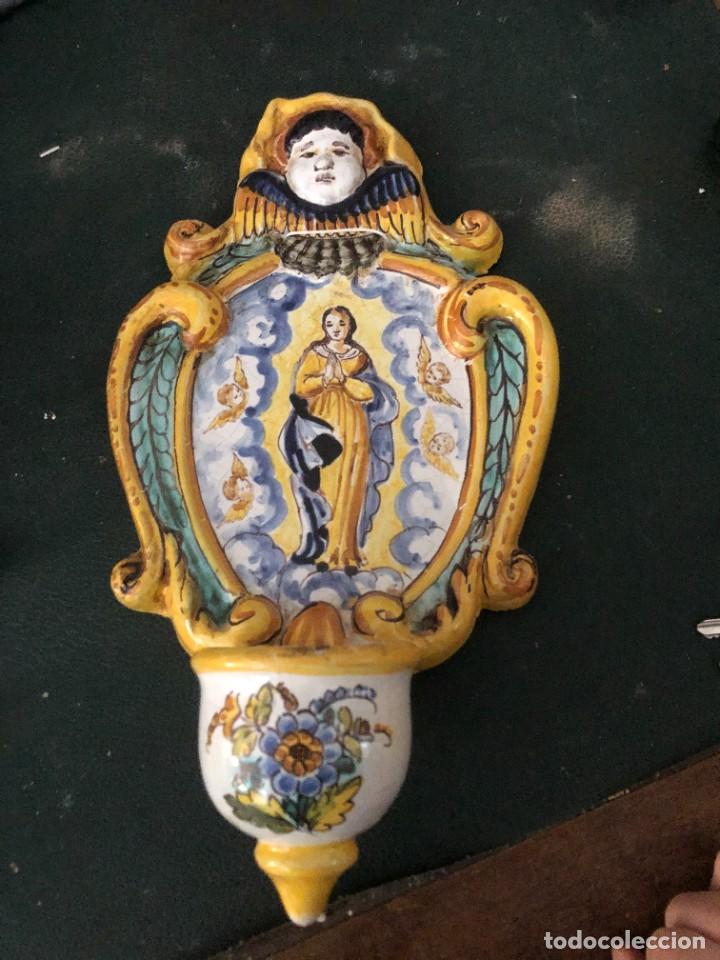Antig&uuml;edades: GRAN BENDITERA DE LA INMACULADA - Foto 1