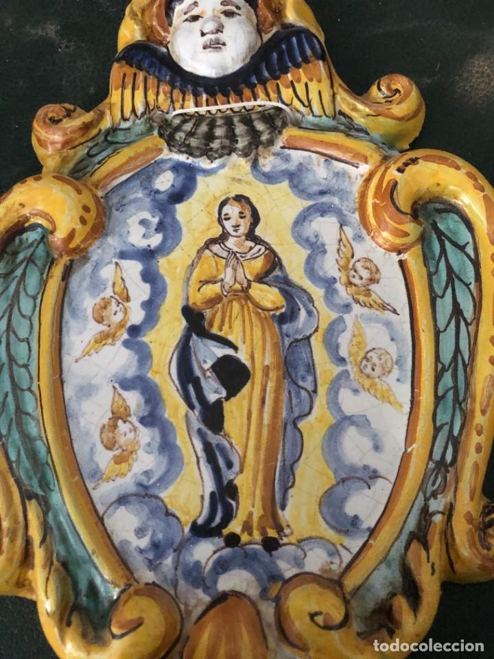 Antig&uuml;edades: GRAN BENDITERA DE LA INMACULADA - Foto 2