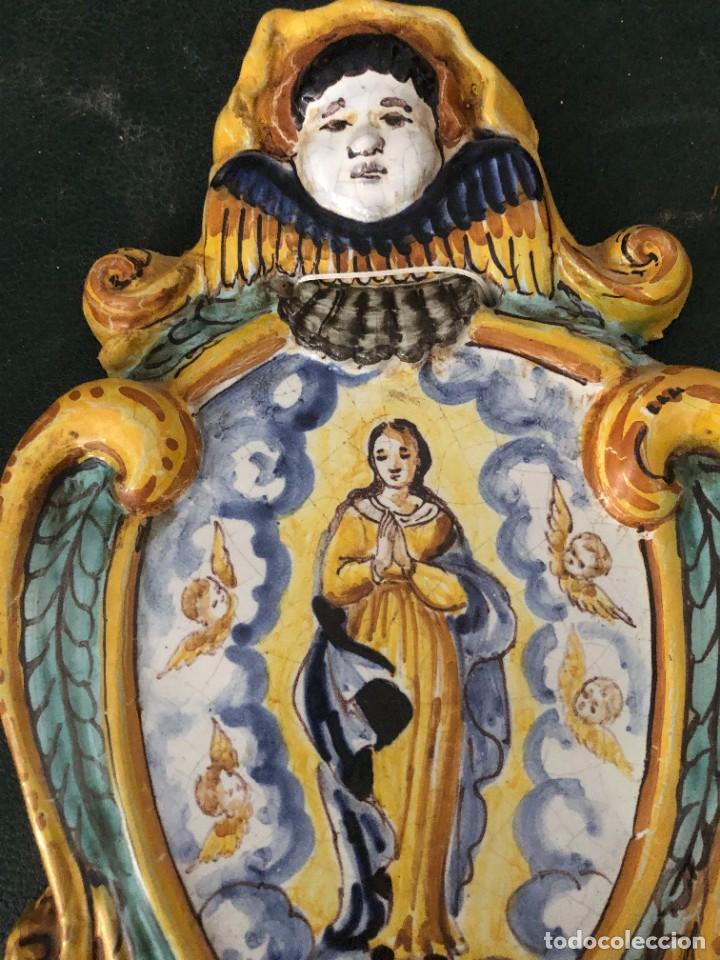 Antig&uuml;edades: GRAN BENDITERA DE LA INMACULADA - Foto 3