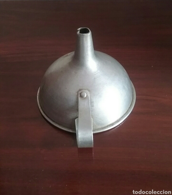 Antig&uuml;edades: ANTIGUO EMBUDO EN ALUMINIO. - Foto 5